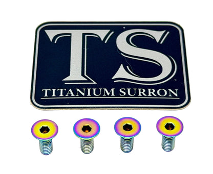 Titanium Headlight Bezel Bolts 4 | Baja Designs S2 & Squadron