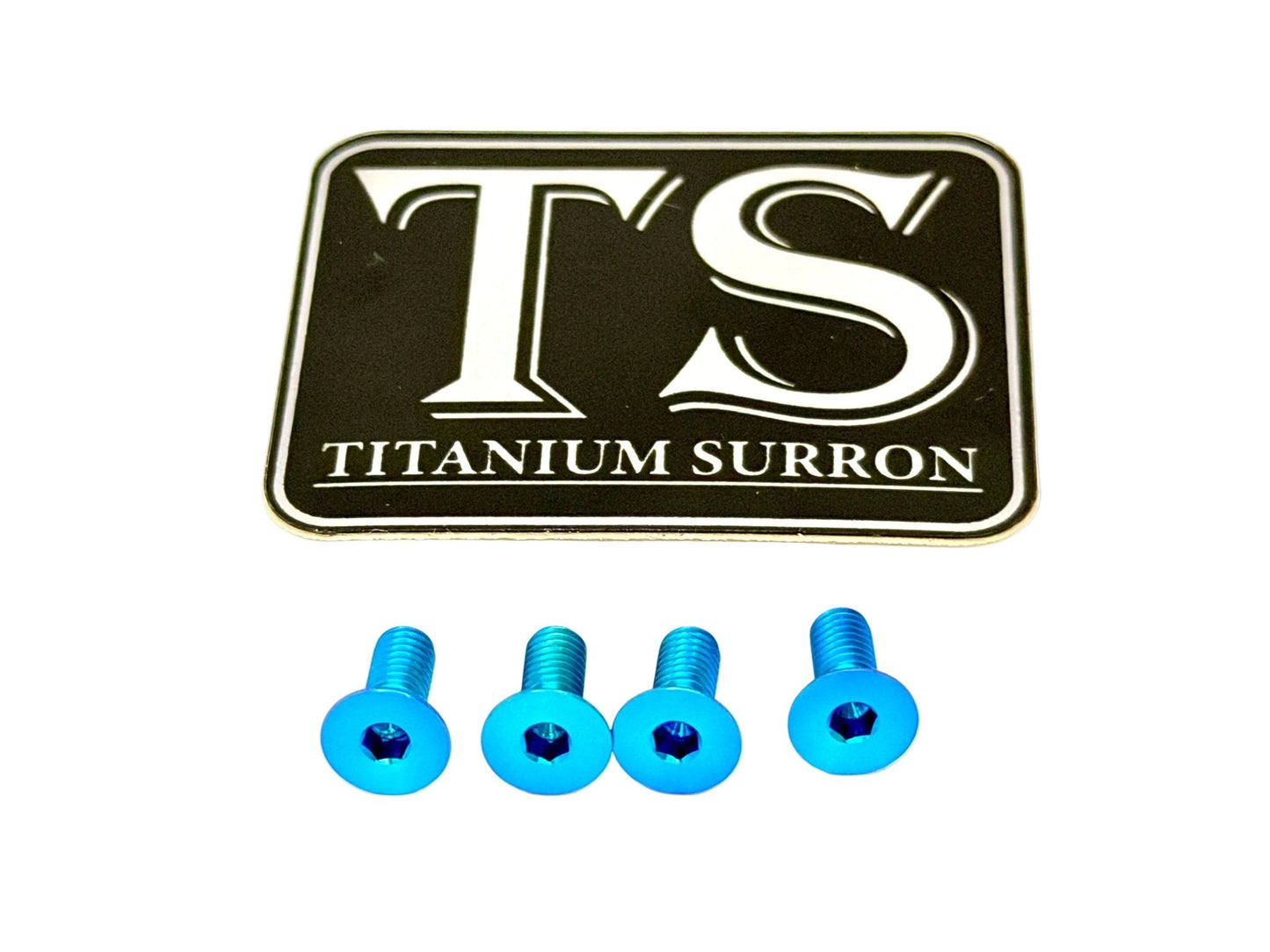 Titanium Headlight Bezel Bolts 4 | Baja Designs S2 & Squadron