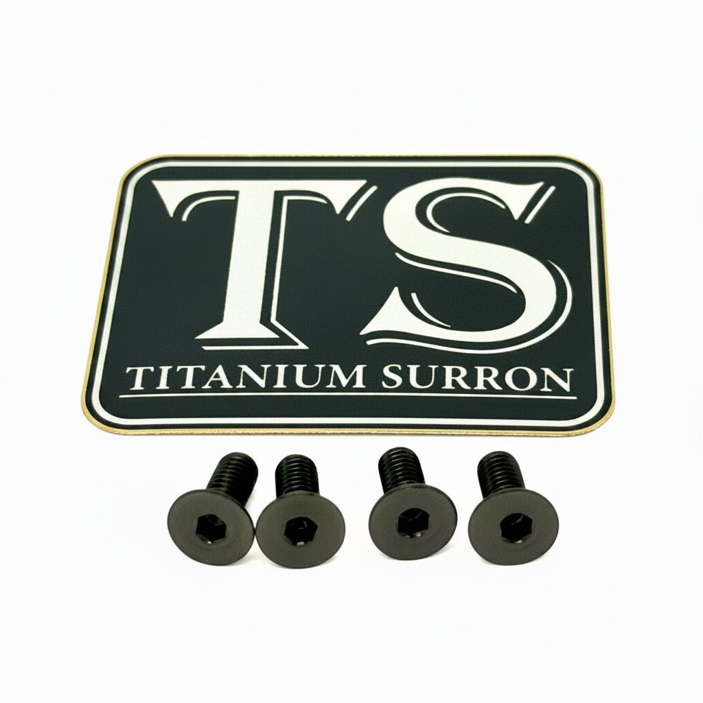 Titanium Headlight Bezel Bolts 4 | Baja Designs S2 & Squadron