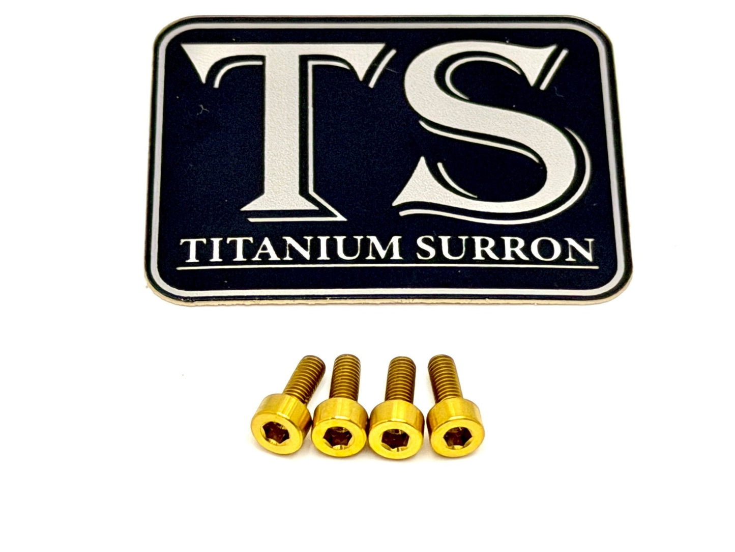 Titanium Headlight Bezel Bolts 4 | Baja Designs S2 & Squadron