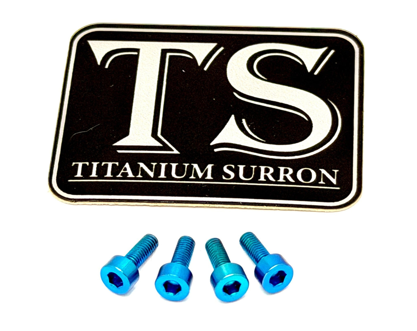 Titanium Headlight Bezel Bolts 4 | Baja Designs S2 & Squadron