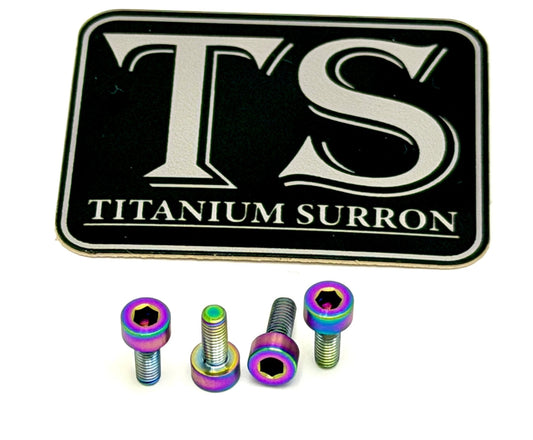 Titanium Headlight Bezel Bolts 4 | Baja Designs S2 & Squadron
