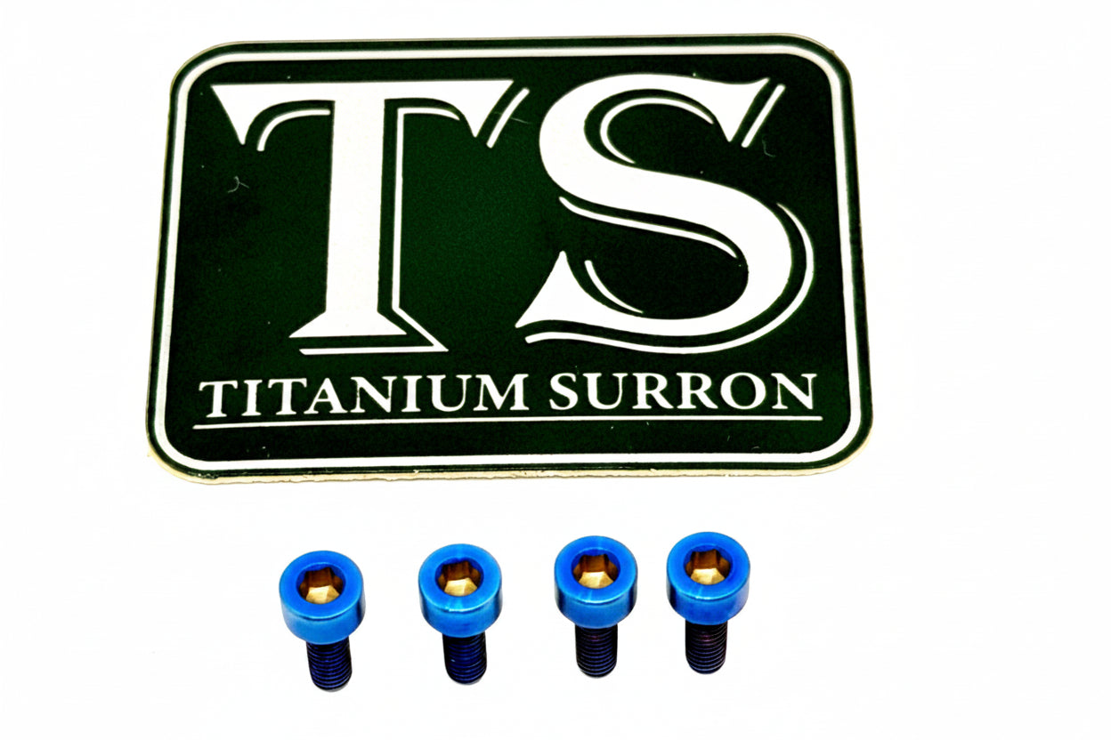 Titanium Headlight Bezel Bolts 4 | Baja Designs S2 & Squadron