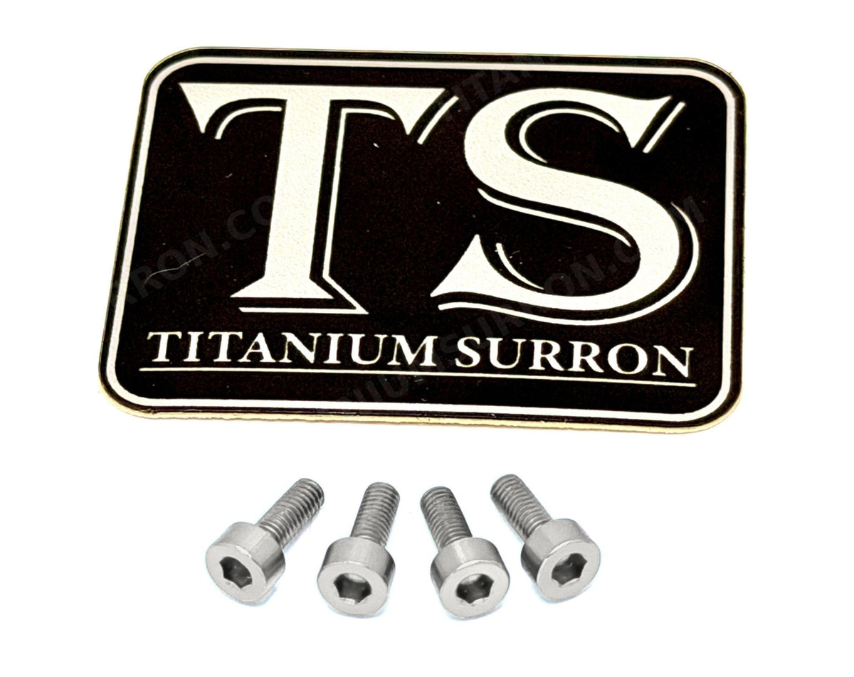Titanium Headlight Bezel Bolts 4 | Baja Designs S2 & Squadron