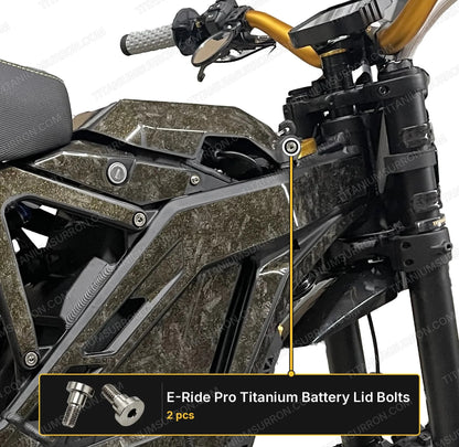 E-Ride Pro SS and S- Titanium Battery Lid Bolts (Two Pcs)