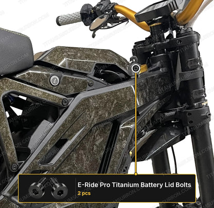 E-Ride Pro SS and S- Titanium Battery Lid Bolts (Two Pcs)