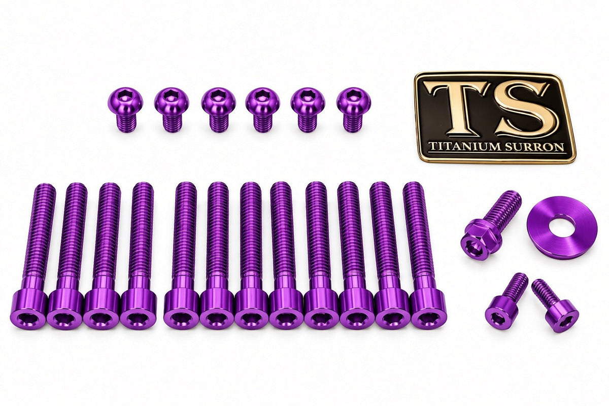 Titanium Fork Bolt Kit | Sirris F43 Suspension Fork (22 Pieces)