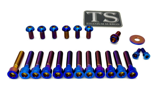 Titanium Fork Bolt Kit | Sirris F43 Suspension Fork (22 Pieces)