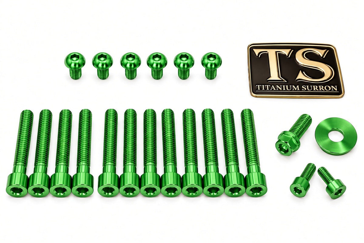 Titanium Fork Bolt Kit | Sirris F43 Suspension Fork (22 Pieces)