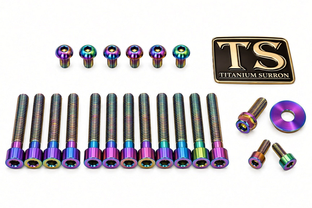 Titanium Fork Bolt Kit | Sirris F43 Suspension Fork (22 Pieces)