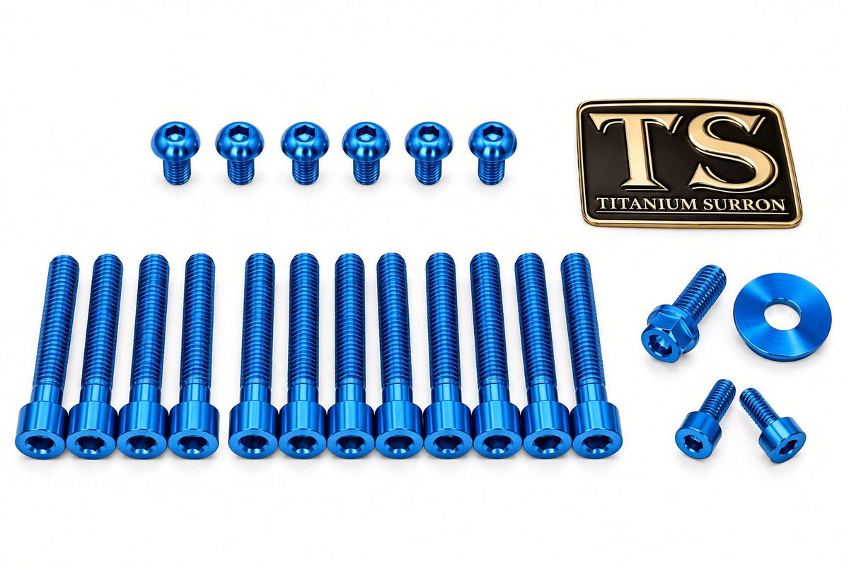 Titanium Fork Bolt Kit | Sirris F43 Suspension Fork (22 Pieces)