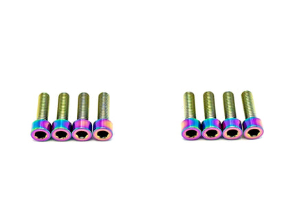 Custom Titanium Direct Mount Stem Bolt Kit for Surron, Eride pro, Talaria, Segway style bikes