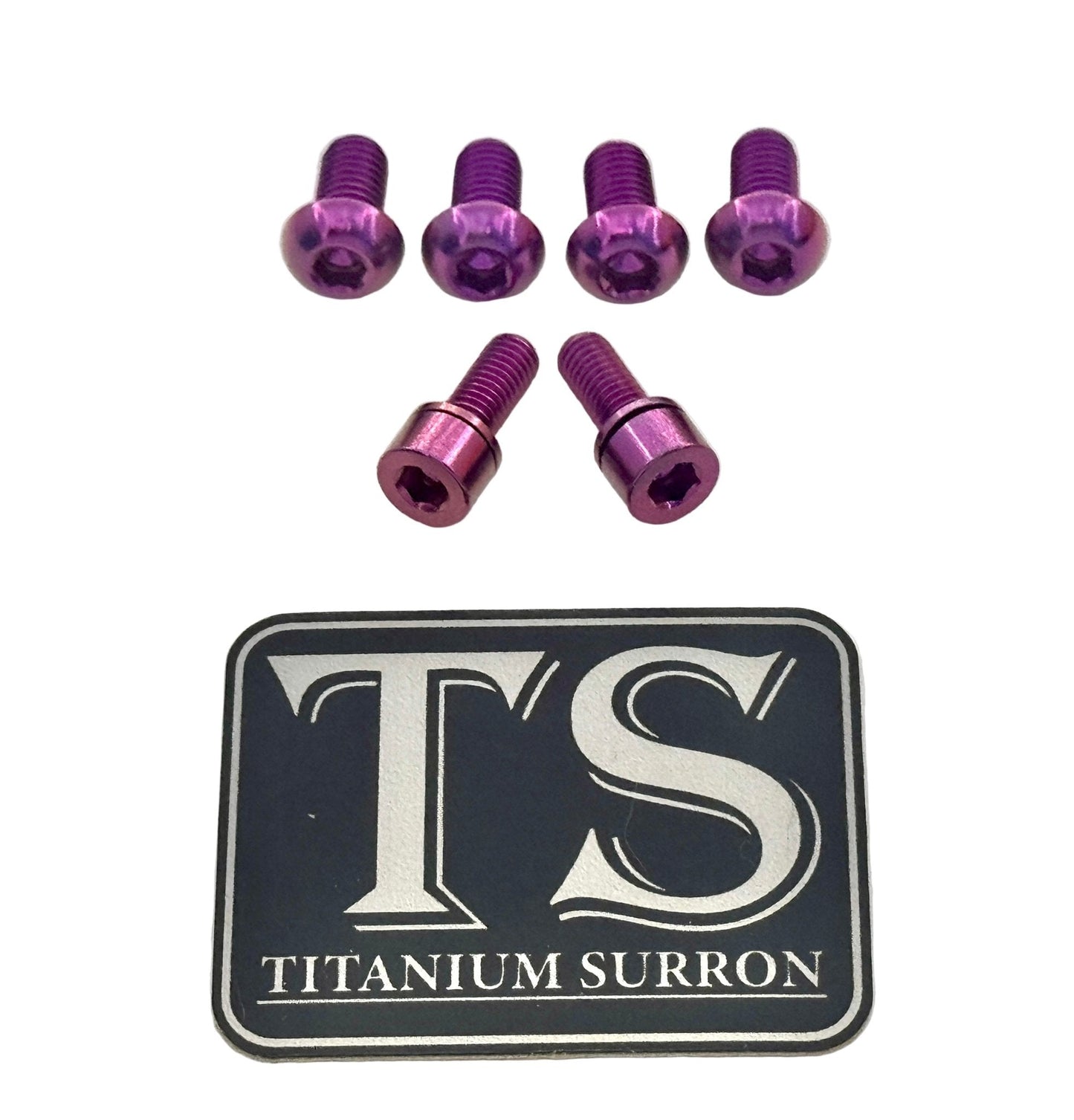 Titanium Headlight Mount Bolt Kit | E-Moto Headlight Hardware