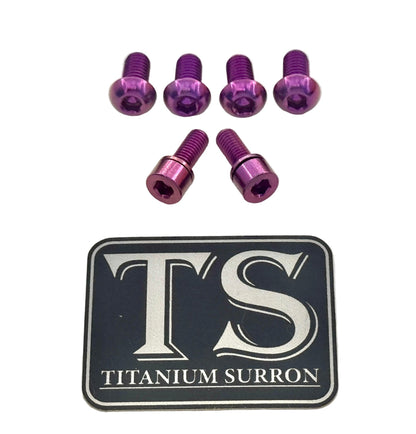 Titanium Headlight Mount Bolt Kit | E-Moto Headlight Hardware