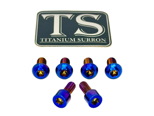 Titanium Headlight Mount Bolt Kit | E-Moto Headlight Hardware