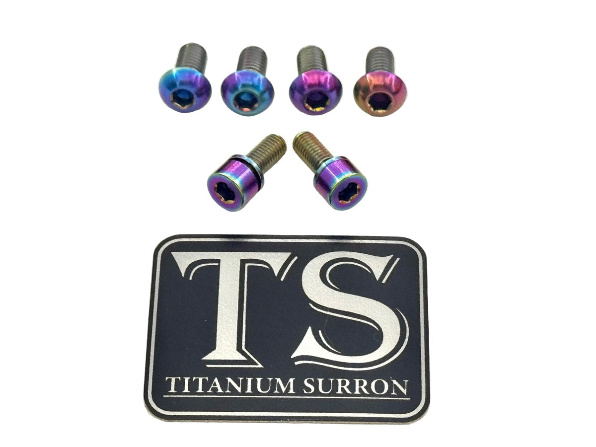 Titanium Headlight Mount Bolt Kit | E-Moto Headlight Hardware