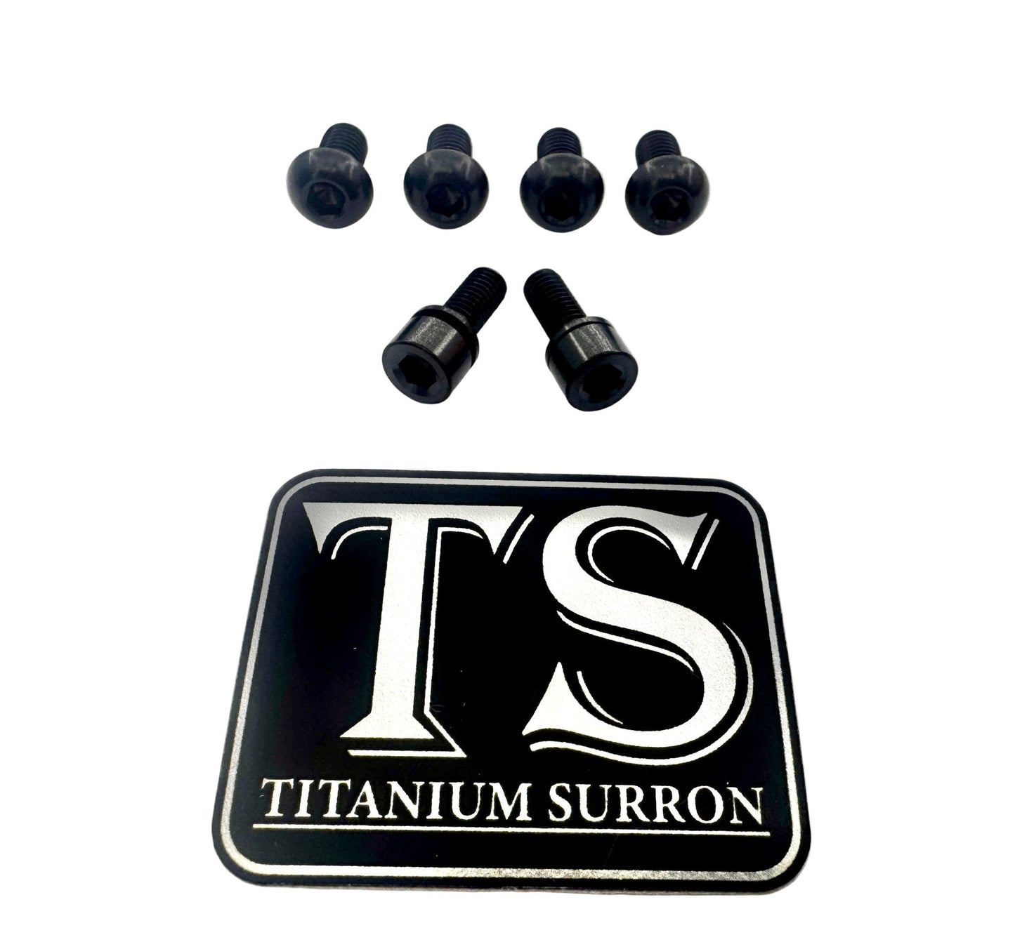 Titanium Headlight Mount Bolt Kit | E-Moto Headlight Hardware