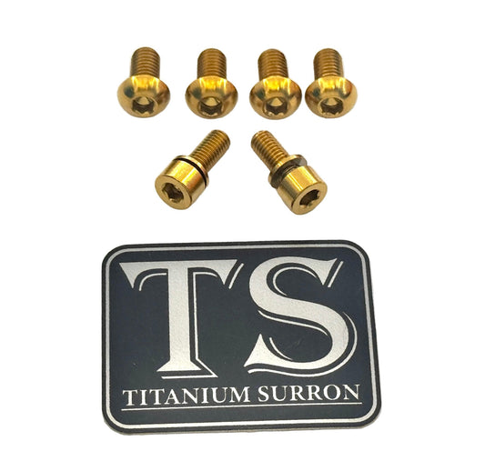 Titanium Headlight Mount Bolt Kit | E-Moto Headlight Hardware