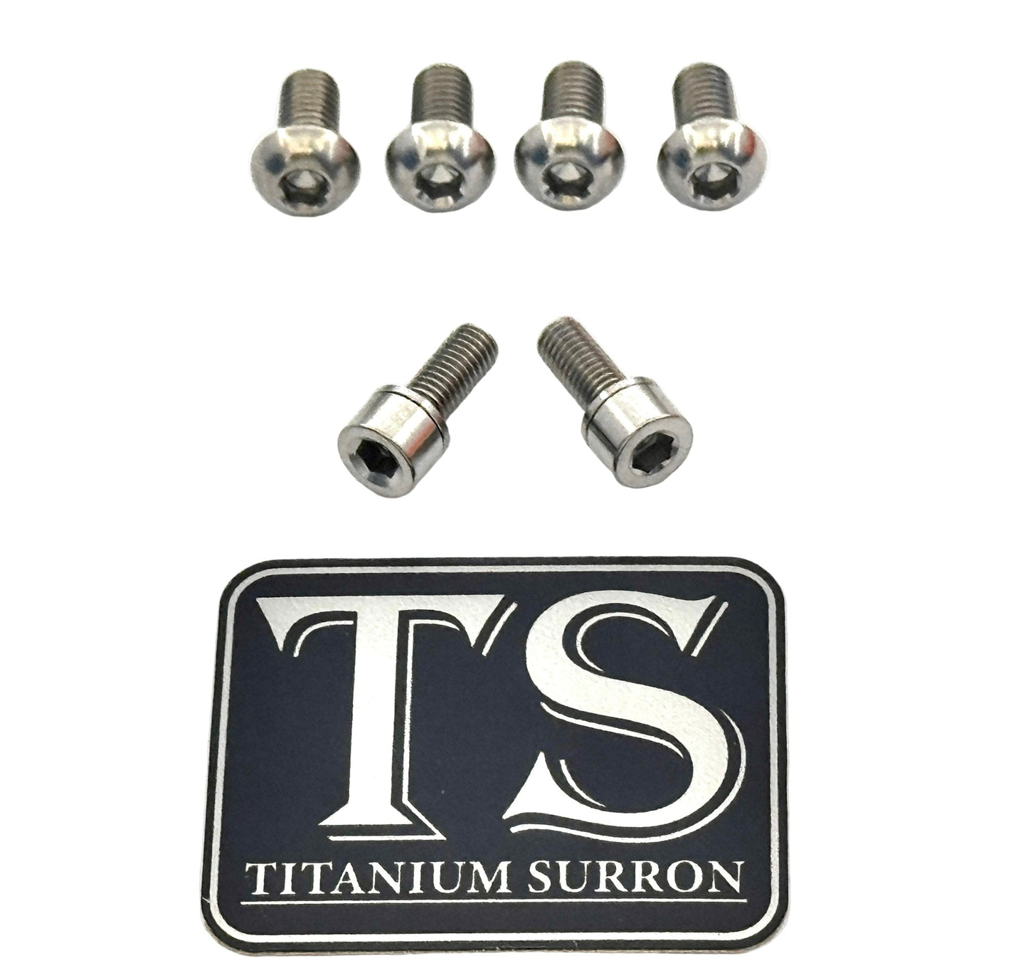 Titanium Headlight Mount Bolt Kit | E-Moto Headlight Hardware