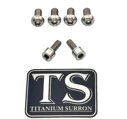 Titanium Headlight Mount Bolt Kit | E-Moto Headlight Hardware