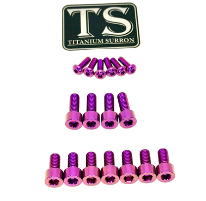 EXT Fork Titanium Bolt 11 Piece kits