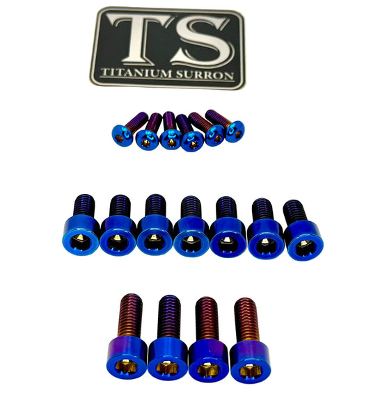 EXT Fork Titanium Bolt 11 Piece kits