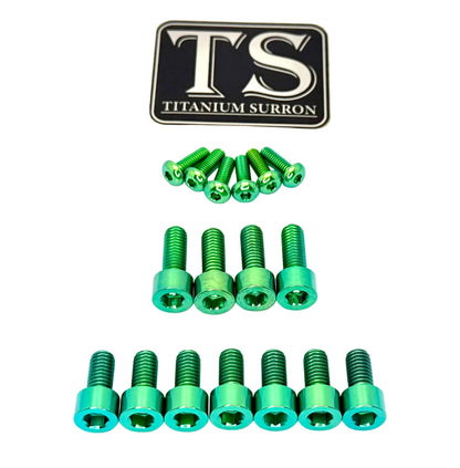 EXT Fork Titanium Bolt 11 Piece kits