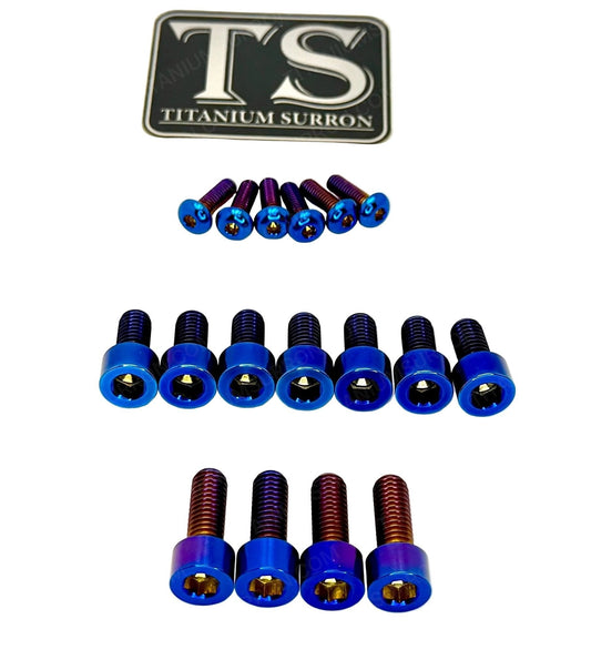 EXT Fork Titanium Bolt 11 Piece kits