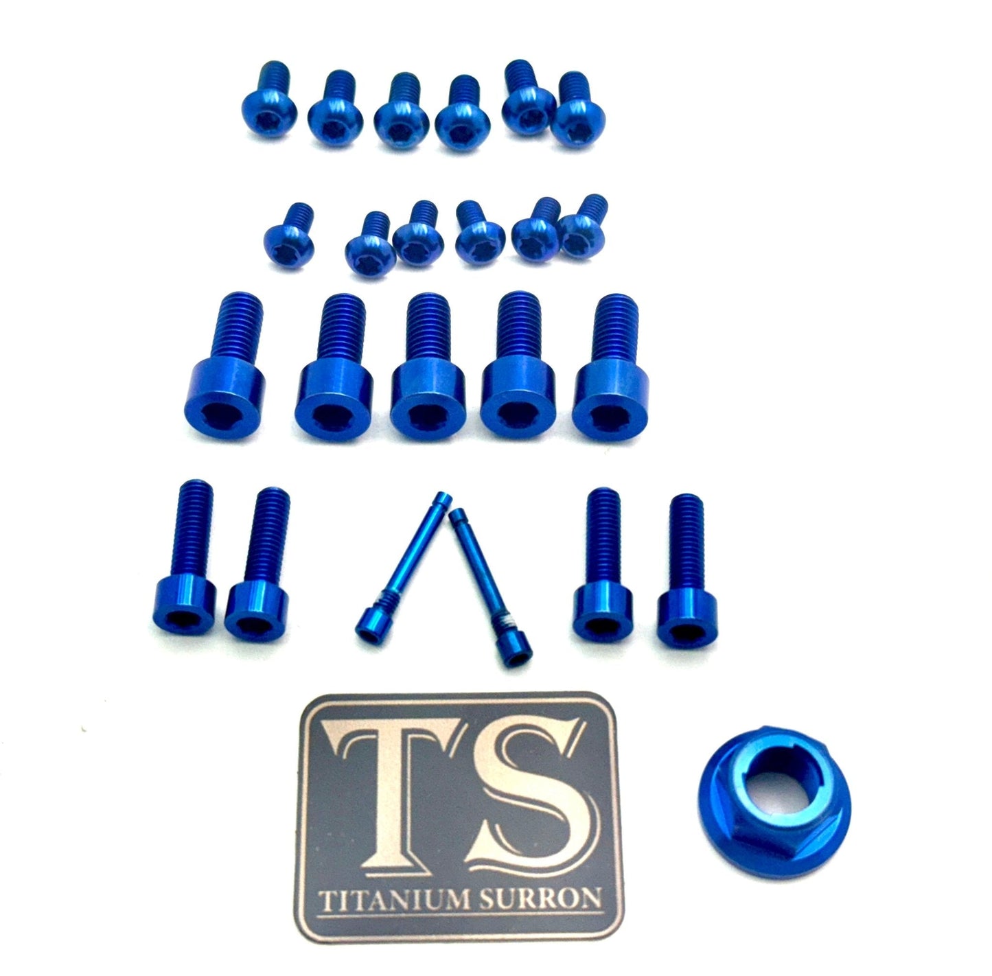 Front and Rear Wheel Titanium Bolt Kit for E-Ride Pro,Surron, Talaria, Segway, 79 Bike, and more