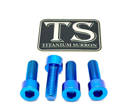 Titanium Peg Bracket Bolts - Surron LBX and Segway (Set of 4)