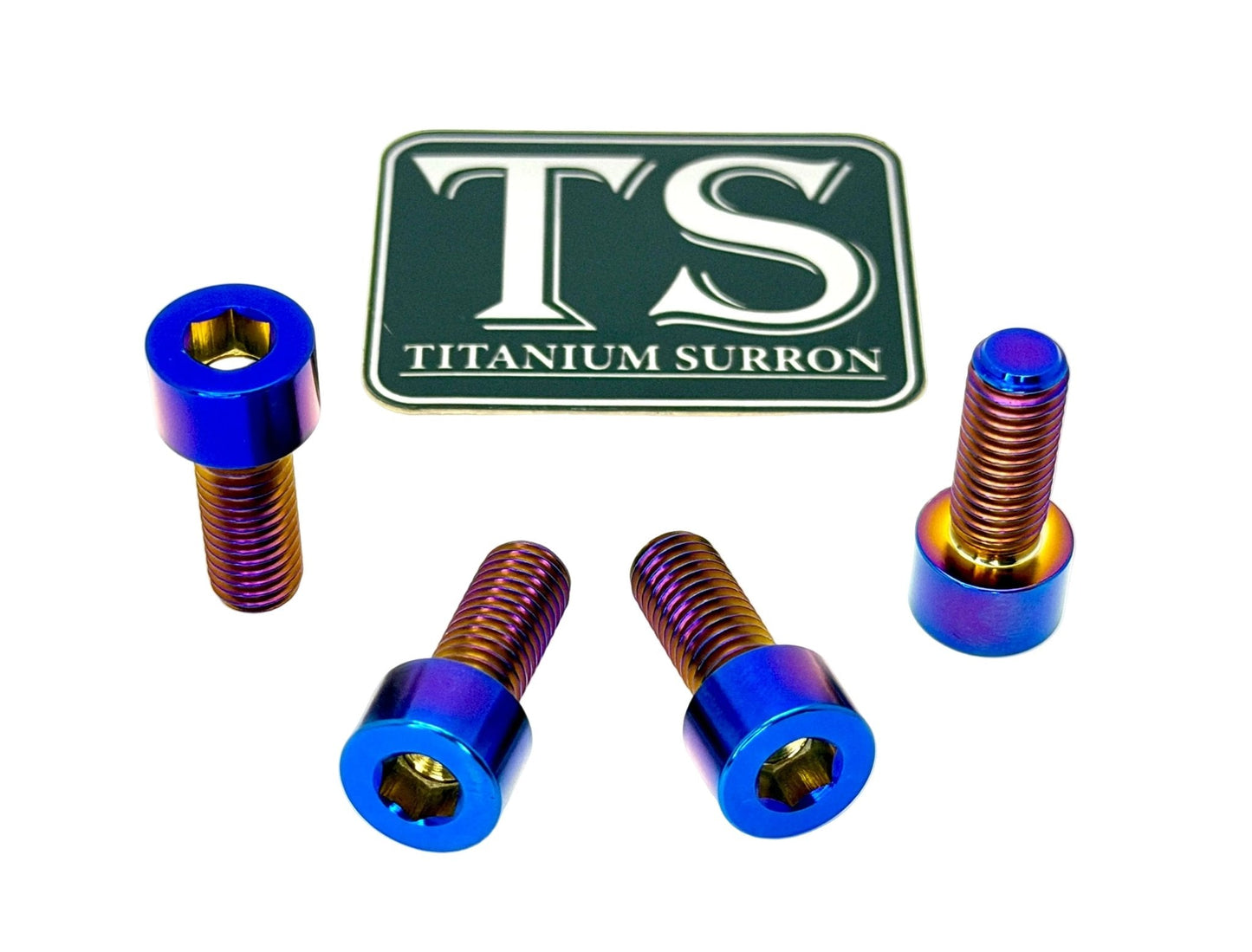Titanium Peg Bracket Bolts - Surron LBX and Segway (Set of 4)