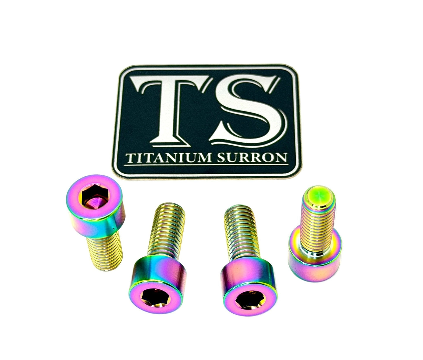 Titanium Peg Bracket Bolts - Surron LBX and Segway (Set of 4)