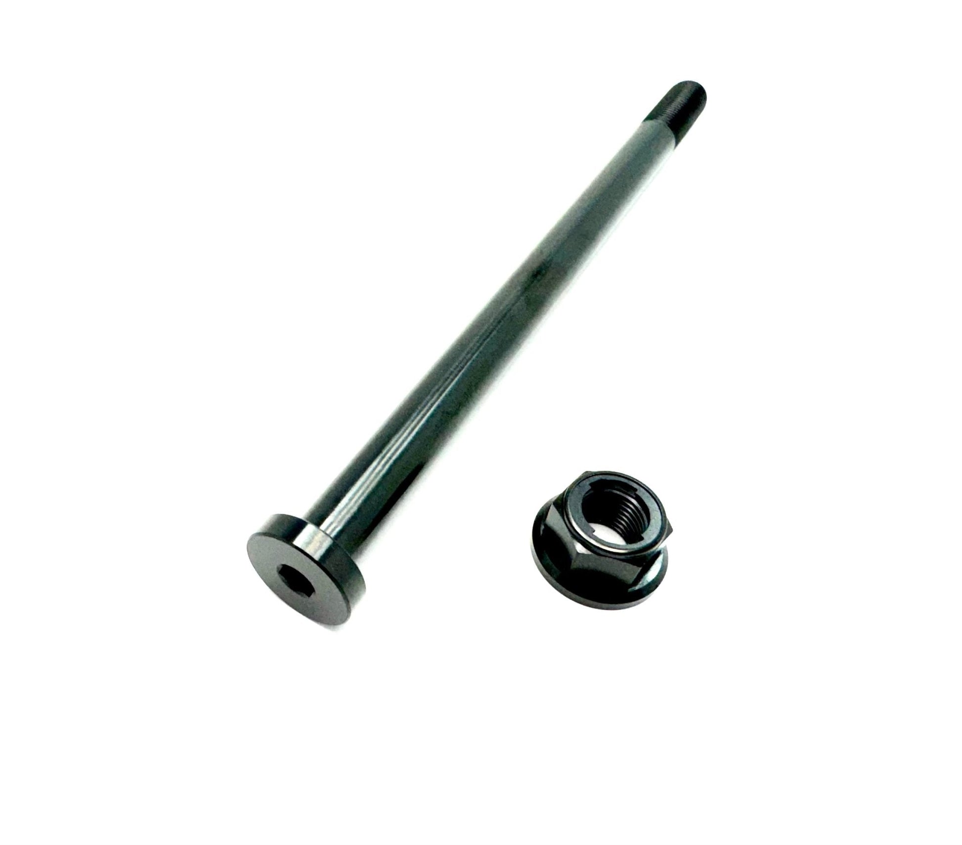 Titanium Rear Axle and Nut - Surron LBS LBX, Segway X160 X260 - REVRides