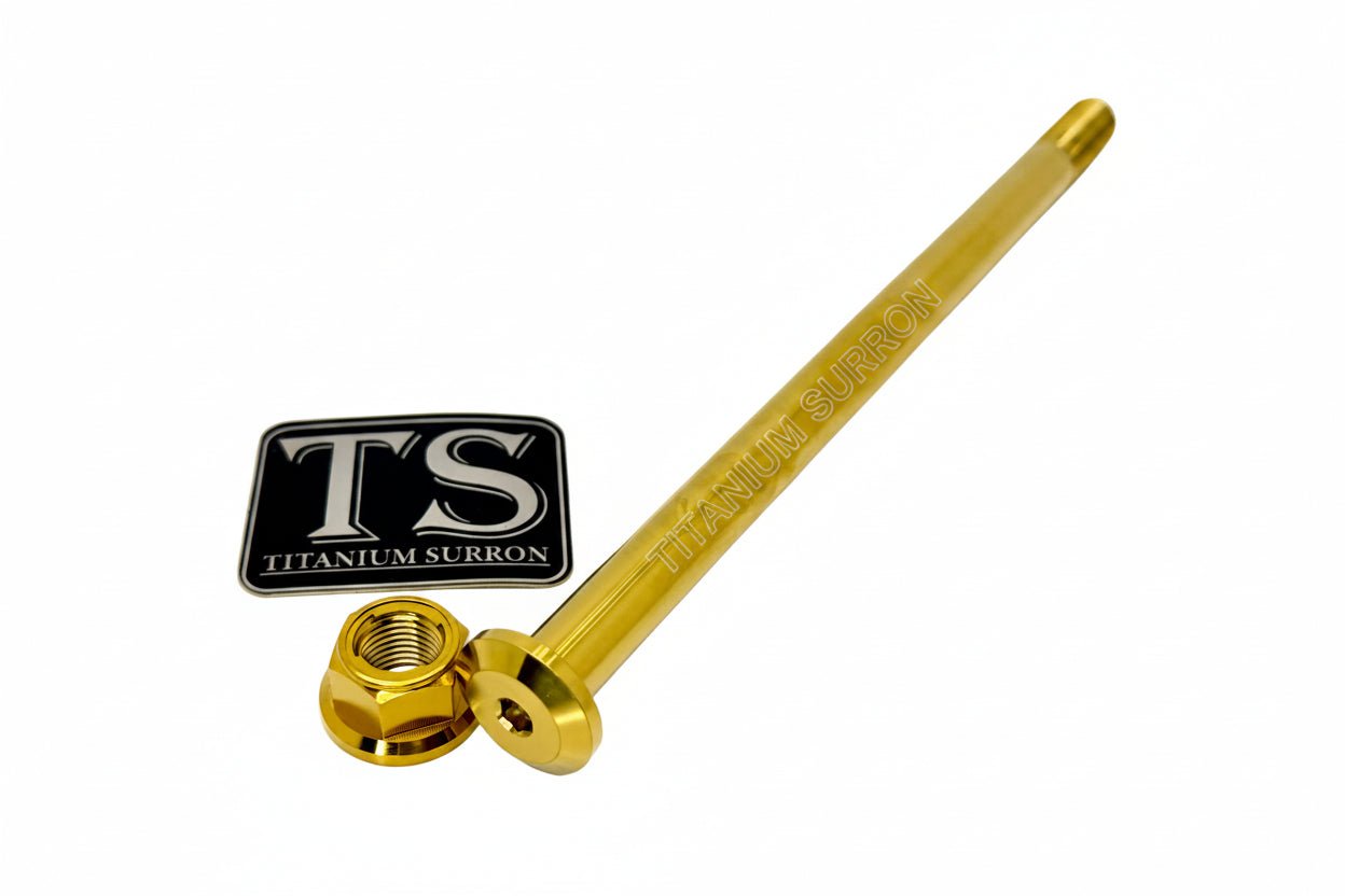 Titanium Rear Axle Kit | For Yozma IN10 & Strike Shadow Models