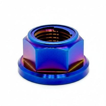 Titanium Rear Axle Nut - E-Moto - M12 / M14 Metal Locking Nut