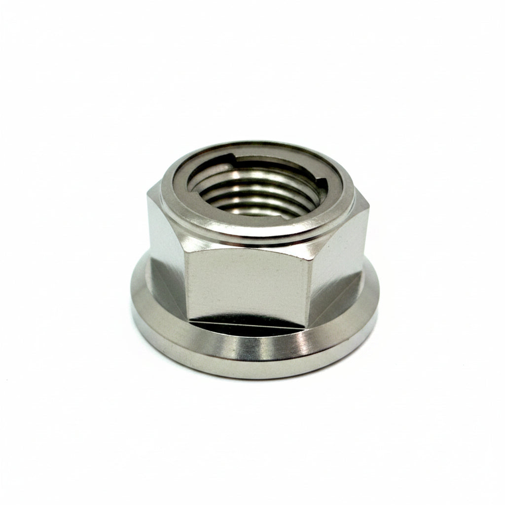 Titanium Rear Axle Nut - E-Moto - M12 / M14 Metal Locking Nut