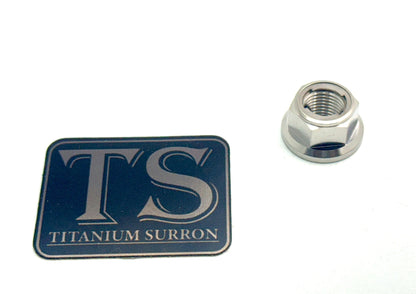 Titanium Rear Axle Nut - E-Moto - M12 / M14 Metal Locking Nut