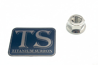Titanium Rear Axle Nut - E-Moto - M12 / M14 Metal Locking Nut