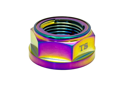 Titanium Rear Axle Nut - E-Moto - M12 / M14 Metal Locking Nut