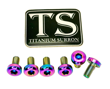 Titanium Rear Rotor Screws - Surron, Talaria, E-Ride Pro, 79 Bike, Rerode