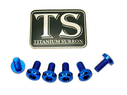 Titanium Rear Rotor Screws - Surron, Talaria, E-Ride Pro, 79 Bike, Rerode