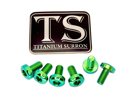 Titanium Rear Rotor Screws - Surron, Talaria, E-Ride Pro, 79 Bike, Rerode