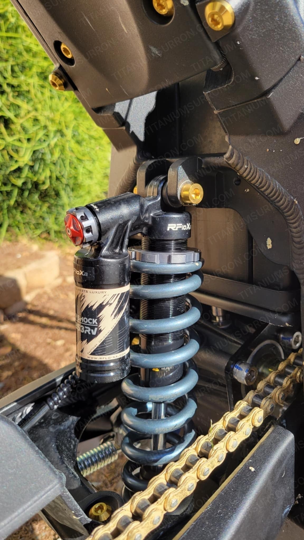 Altis Sigma Titanium Rear Shock Mount Hardware (4 Pieces)
