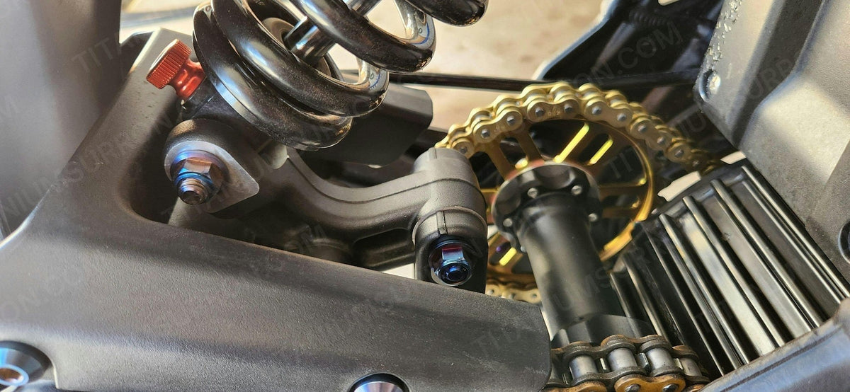 Rear Suspension/ Linkage Titanium Bolt Kit for E-Ride Pro ERP