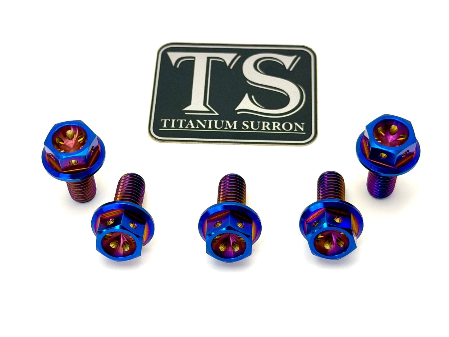 Titanium Sprocket Bolts - Surron, Talaria, Eride Pro, 79 Bike, Rerode
