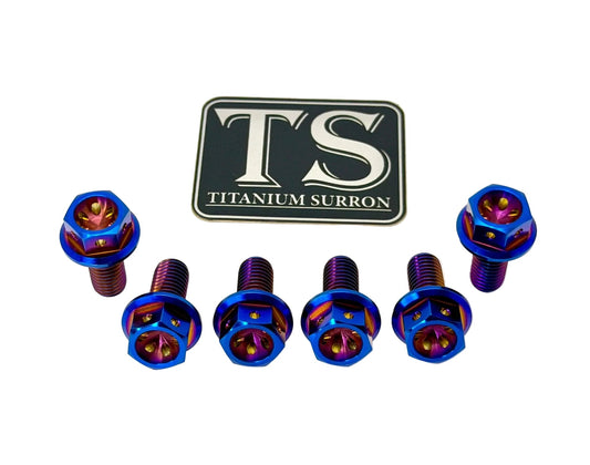Titanium Sprocket Bolts - Surron, Talaria, Eride Pro, 79 Bike, Rerode