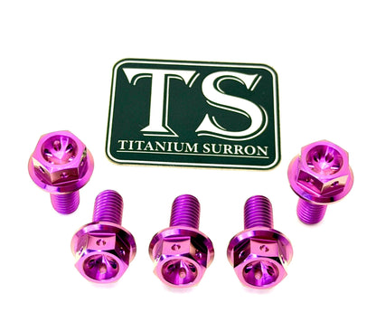 Titanium Sprocket Bolts - Surron, Talaria, Eride Pro, 79 Bike, Rerode