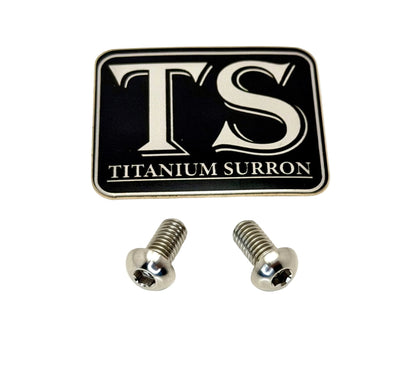 Titanium Motor Shaft Cover Bolts (Set of Two) Surron, Talaria, Segway, 79 Bike