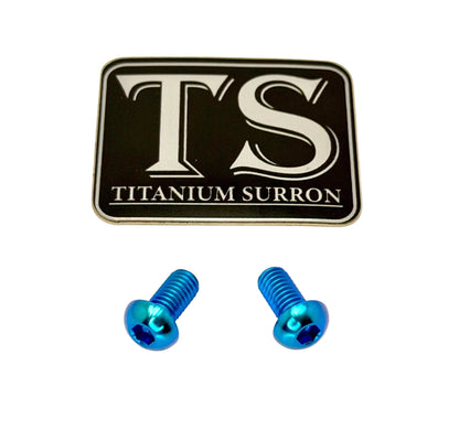 Titanium Motor Shaft Cover Bolts (Set of Two) Surron, Talaria, Segway, 79 Bike