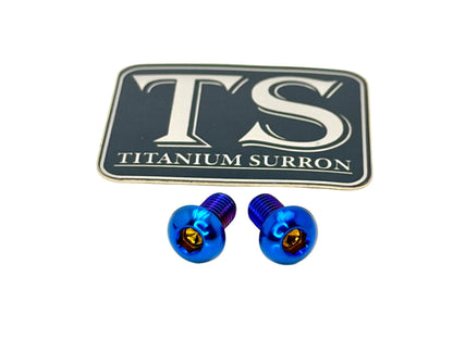 Titanium Motor Shaft Cover Bolts (Set of Two) Surron, Talaria, Segway, 79 Bike